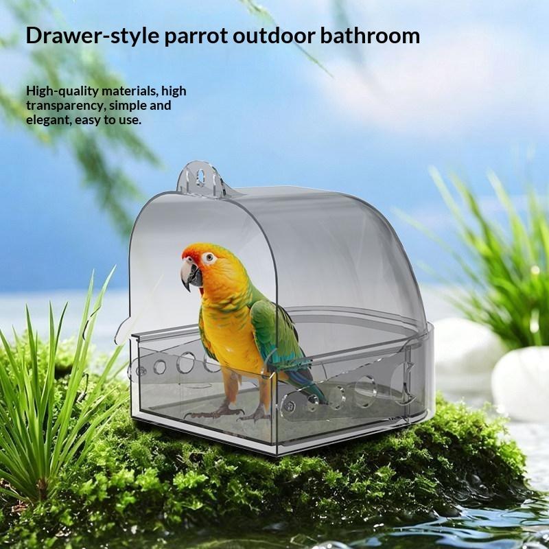 Large Transparent Bird Bath Bo - Bath 评论和价格