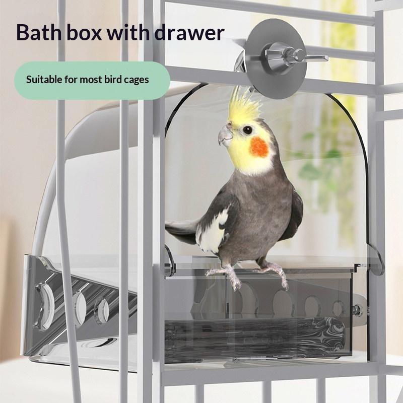 Large Transparent Bird Bath Bo - Bath 评论和价格