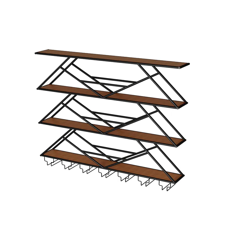 Wall Mounted Wine Rack Wrought - Kitchen 评论和价格