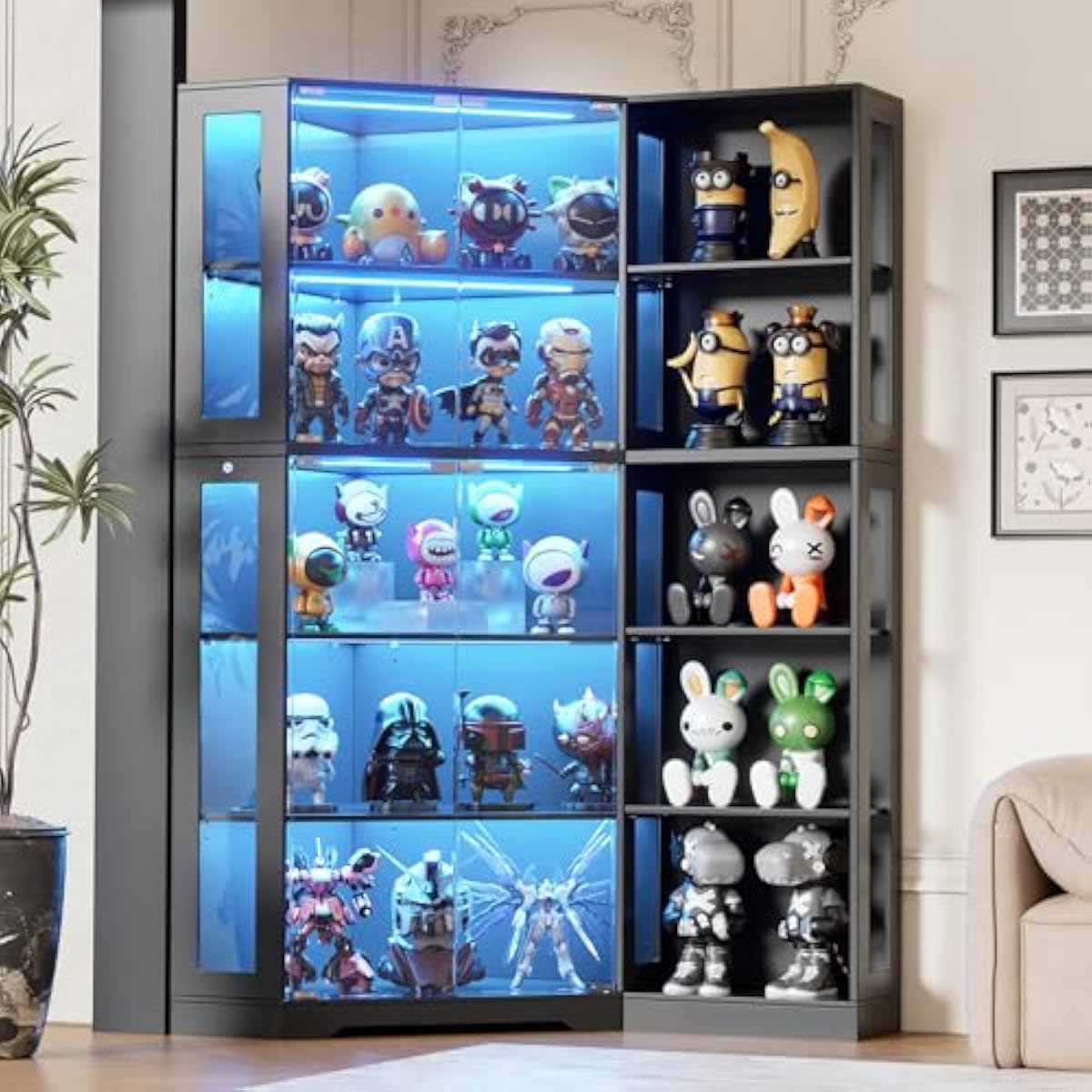 Display Cabinet with Tempered  - Lighting 评论和价格