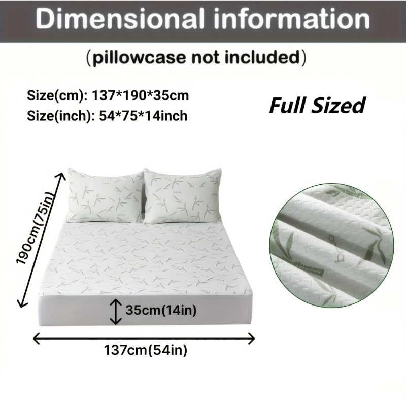 MEICARE 100% Bamboo Fiber Matt - Waterproof Mattress Protector Breathable 评论和价格