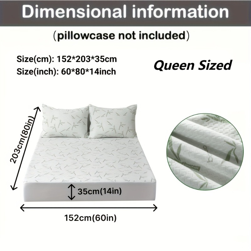 MEICARE 100% Bamboo Fiber Matt - Waterproof Mattress Protector Breathable 评论和价格