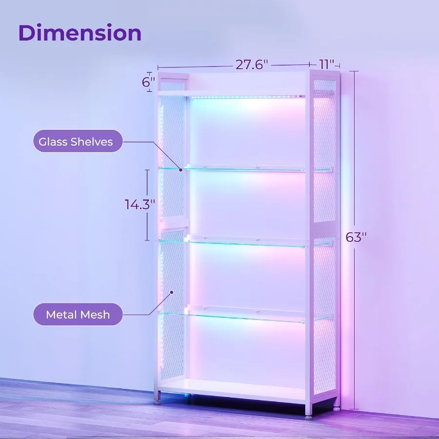 Display Case with Open Glass S - Lighting 评论和价格