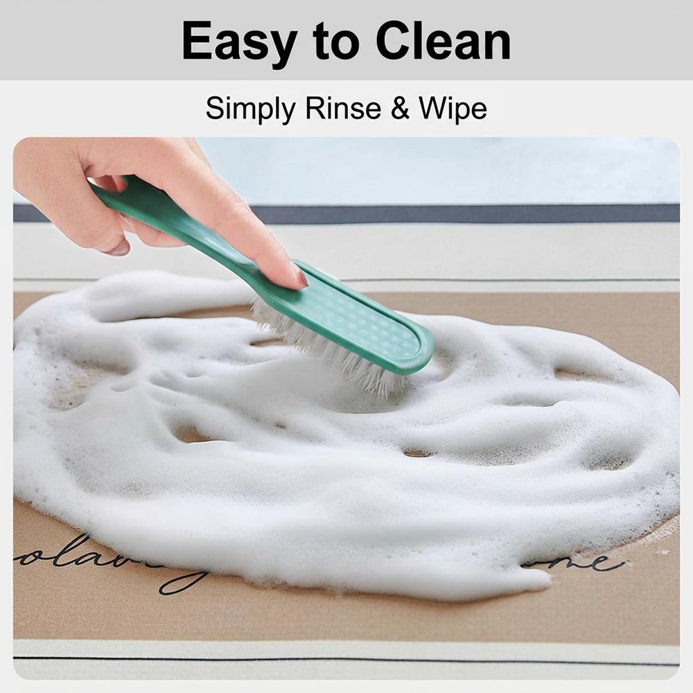 Cartoon B-Bread B-Barbershop F - Quick Dry Diatomite Bath Mat 评论和价格