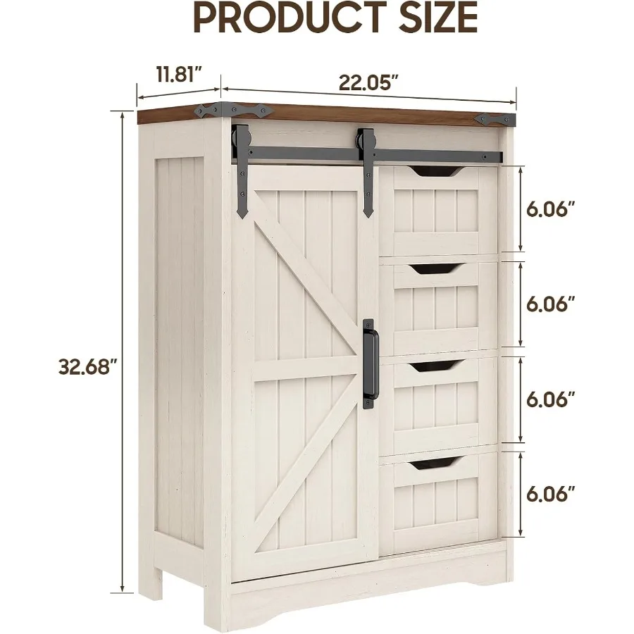 Farmhouse bathroom storage cab - Kitchen 评论和价格