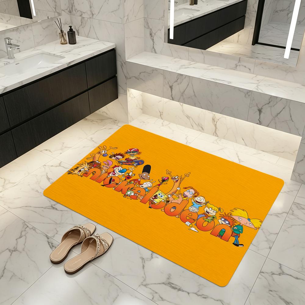 Cartoon H-Hey A-Arnold Floor M - Quick Dry Diatomite Bath Mat 评论和价格