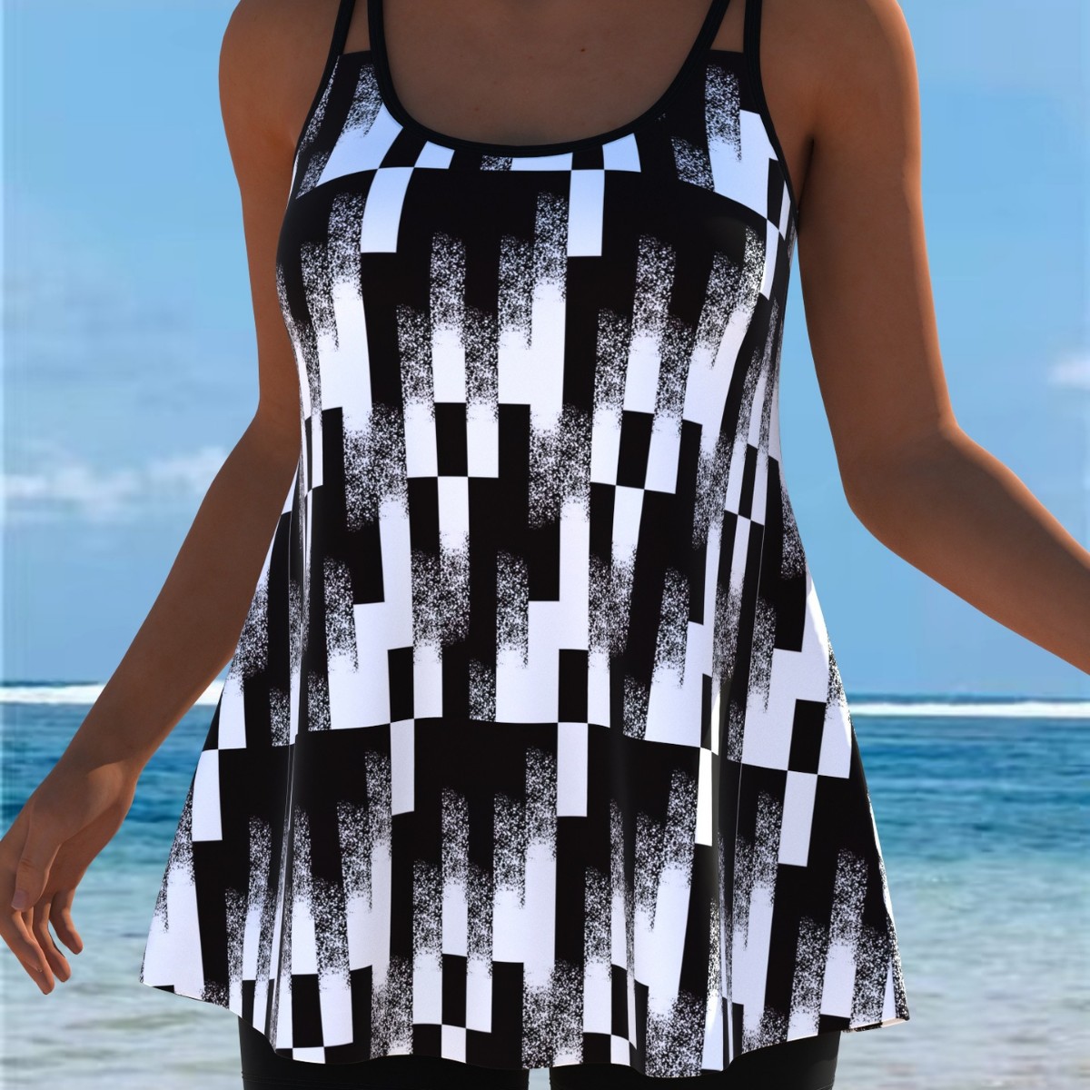 New Tankini Swimwears Tankini  - Bath 评论和价格