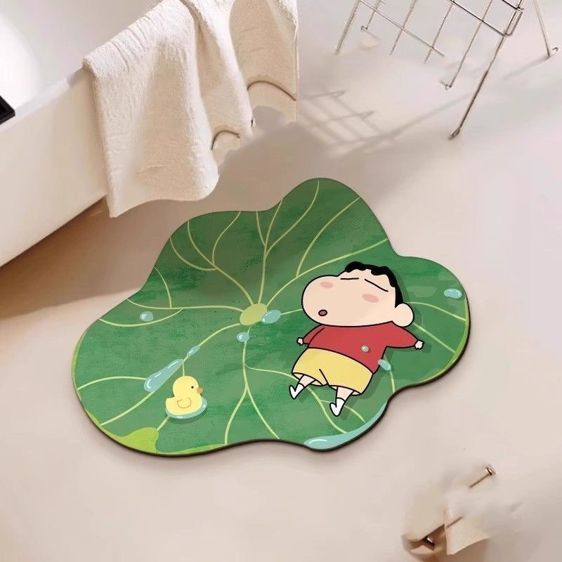 Kawaii Shin Chan Diatomite Bat - Quick Dry Diatomite Bath Mat 评论和价格