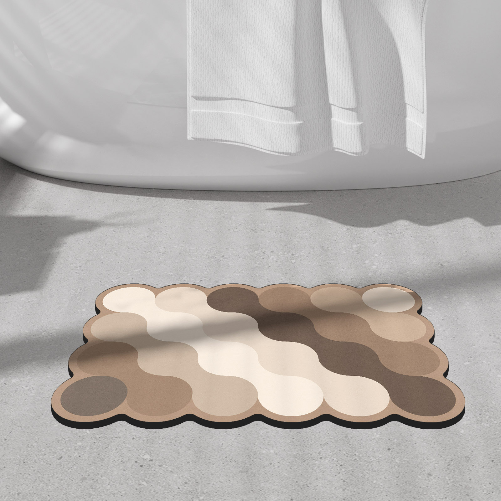 Luxury Diatomite Bathroom Show - Quick Dry Diatomite Bath Mat 评论和价格